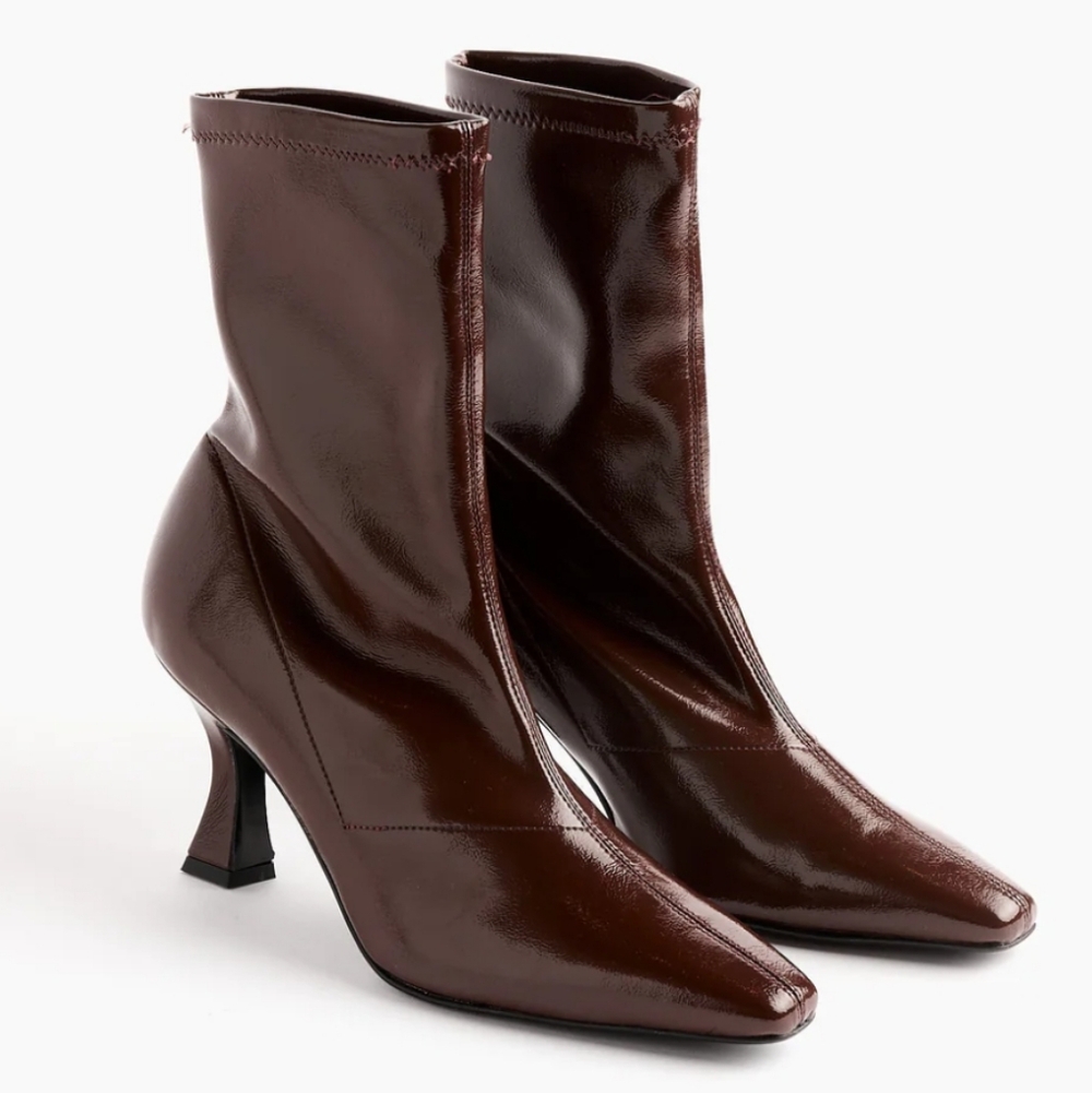 NOMIA Athena Ankle Boot in Prune 37 New In Box - Picture 3 of 16